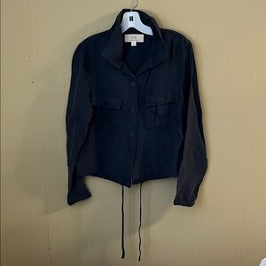 Anthropologie Cloth & Stone Navy Jacket